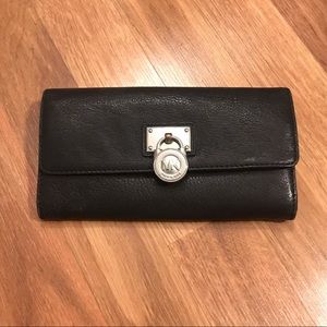 Michael Kors Black Leather Wallet